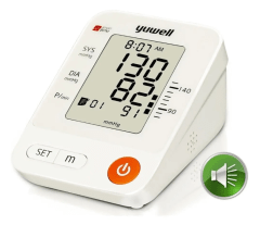Tomador De Presion Digital De Brazo Con Voz Yuwell Ye670d