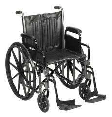 Silla De Ruedas Reforzada Drive Medical Silver Sport 160 Kg