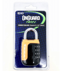 Candado Seguridad Bicicleta Onguard Padlock Neon Combinacion
