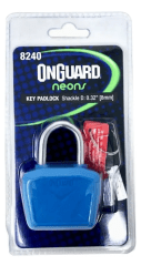 Candado De Seguridad Onguard  Neon Padlock 8 Mm