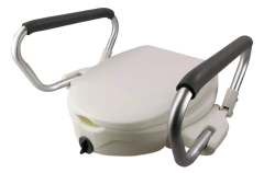 Alza Baño Inodoro Wc Premium Con Apoyabrazos Abatibles