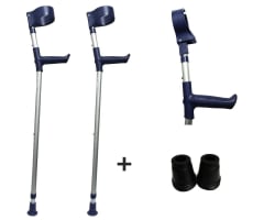 2 Baston Muleta Coopers Aluminio Codera Movil + Regatones