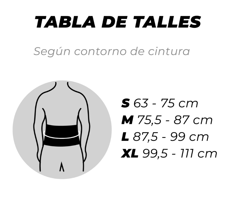 FAJA SACROLUMBAR ALTA 7 BARRAS L 6303