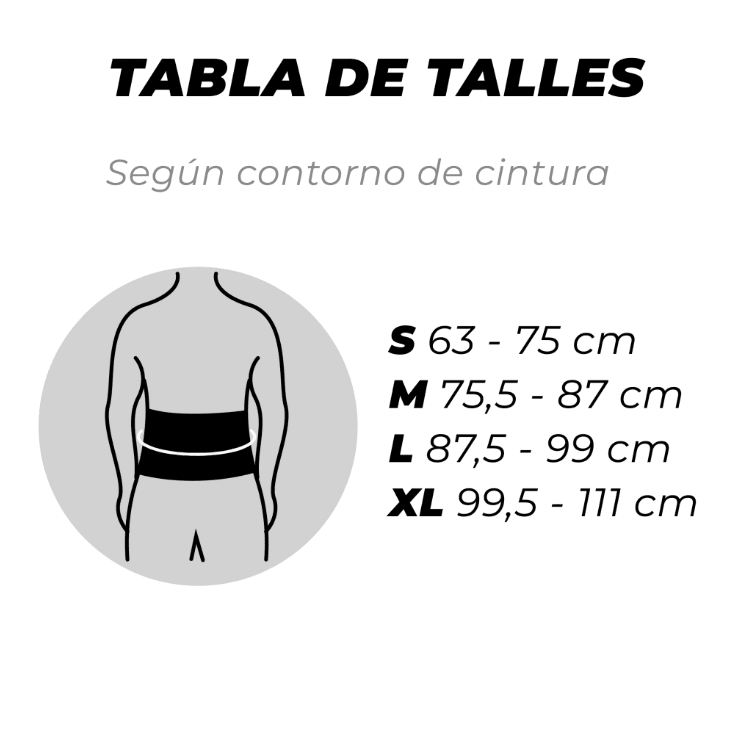 FAJA SACROLUMBAR SUPER COMODA M 6354
