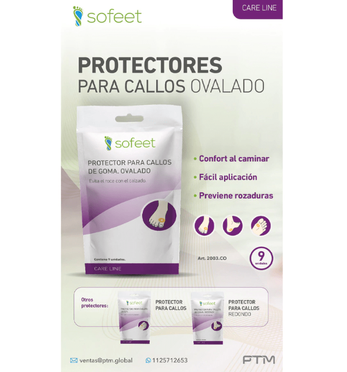 PROTECTOR DE GOMA OVALADO PARA CALLOS2