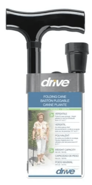 Bastón De Aluminio Plegable  Mango Ergonomico  Drive Medical1