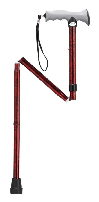 Bastón De Aluminio Plegable  Mango Ergonomico  Drive Medical6