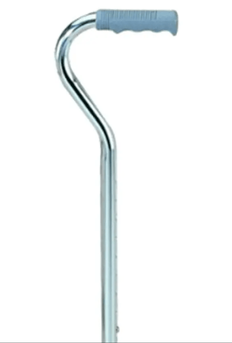 Caña Cuadruple De Aluminio Base Grande Mango Curvo (c.921)3