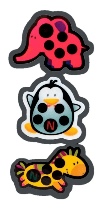 Termómetro Formato Sticker Pediatricos Niños Frente Fiebre1