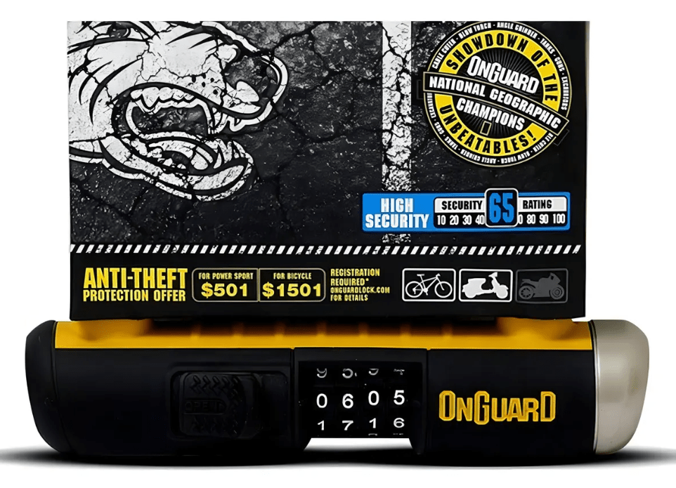 Candado Bicicleta Onguard U-lock Clave Std 115mx230m3