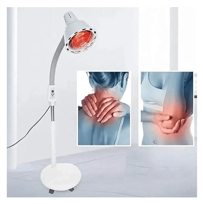 Lampara Infrarroja 275 W Potencia Regulable  Flexible Ruedas3