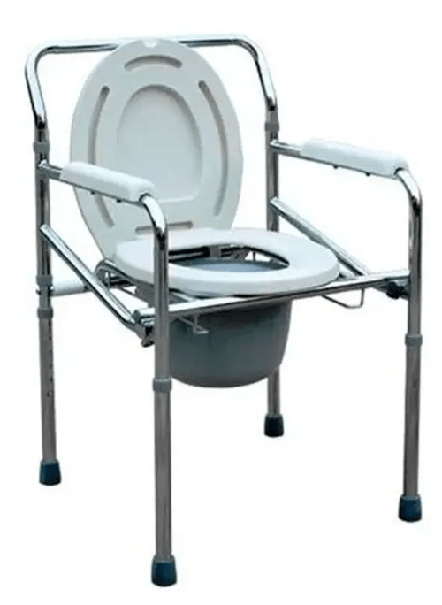 Baño Portátil Plegable Cromado Eleva Inodoro Envio Incluido1