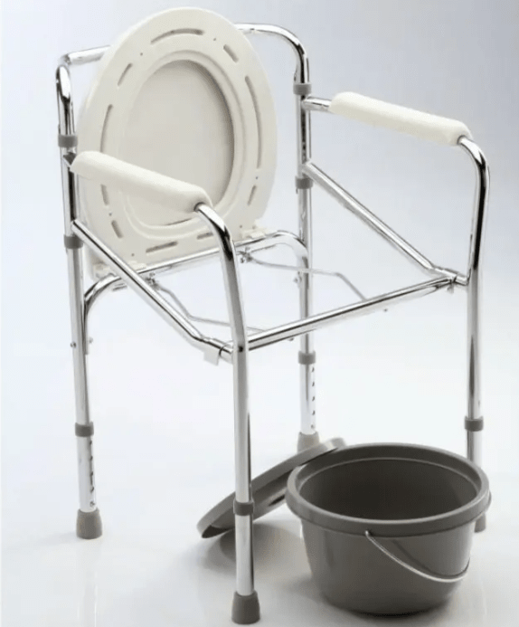 Baño Portátil Plegable Cromado Eleva Inodoro Envio Incluido3
