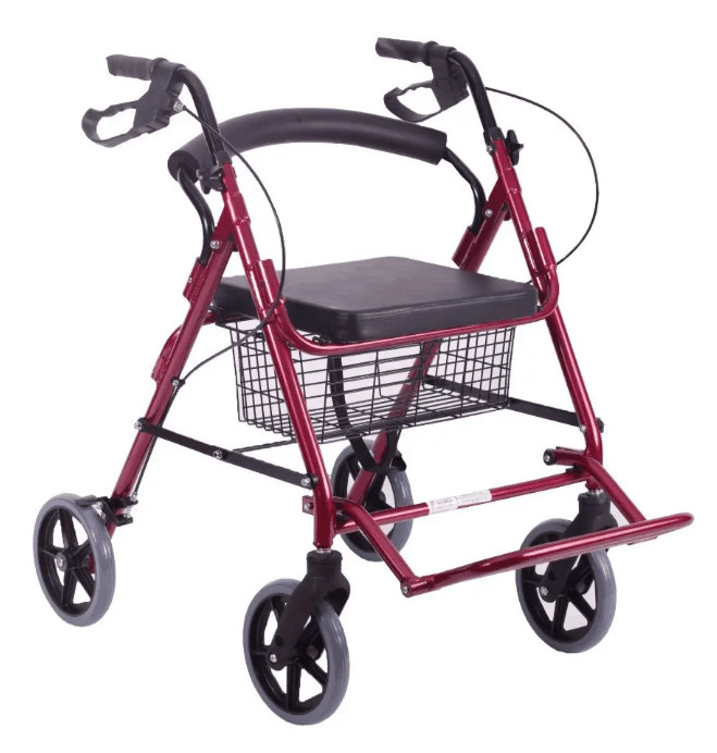 Andador Ortopédico Con Asiento Convertible Silla De Ruedas1