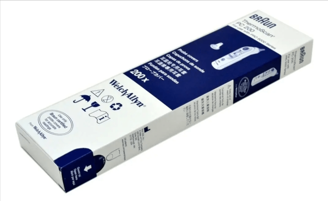 Fundas Para Sondas Thermoscan Pc200 Braun Pro Series 60002