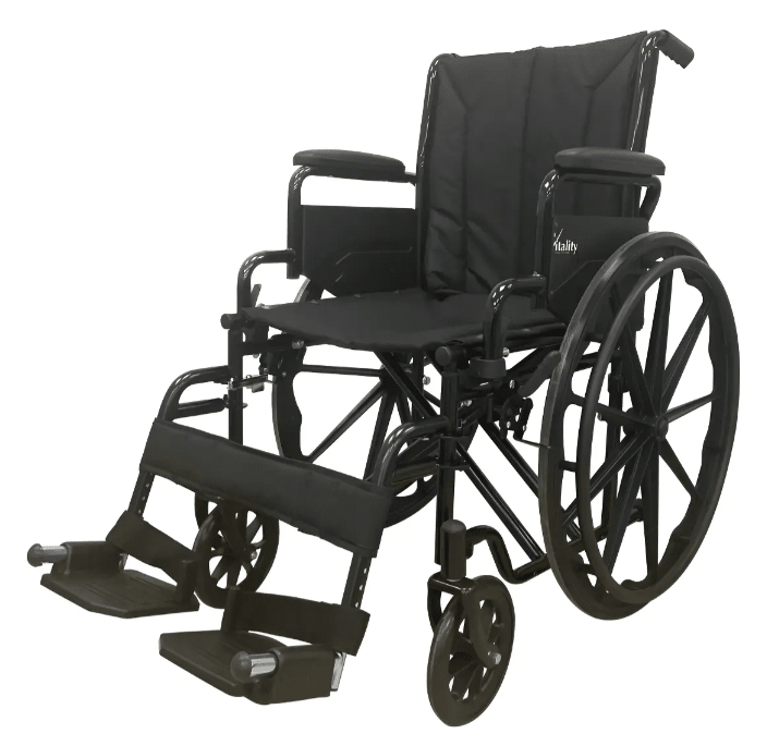 Silla De Ruedas Plegable Doble Cruceta Vitality Reforzada1