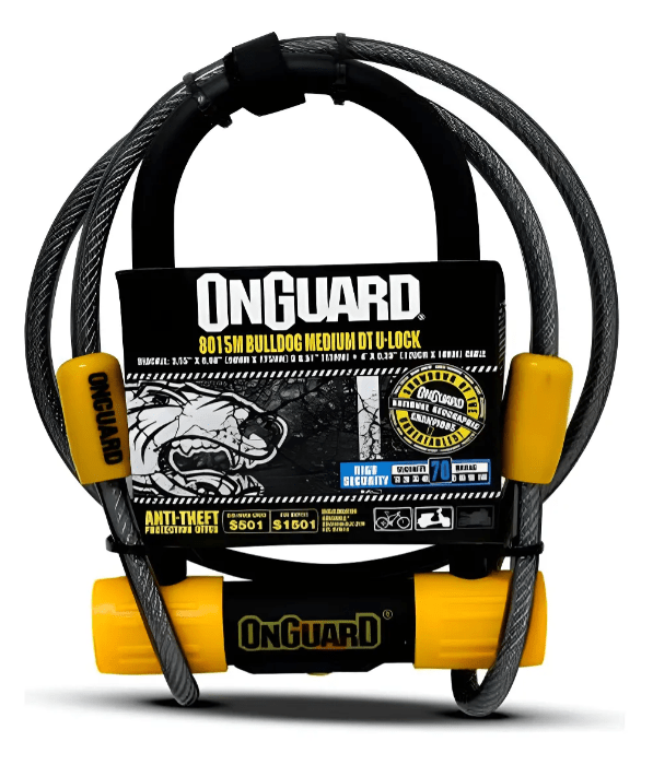 Candado Bicicleta On Guard U-lock Bulldog Medium Dt Cab1