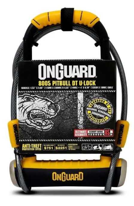 Candado Bicicleta Onguard U-lock Pitbull Dt 115mm X 230mm1