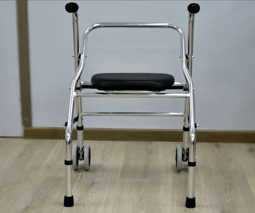 Andador Ortopédico Plegable Asiento Y Ruedas Envío Incluido2