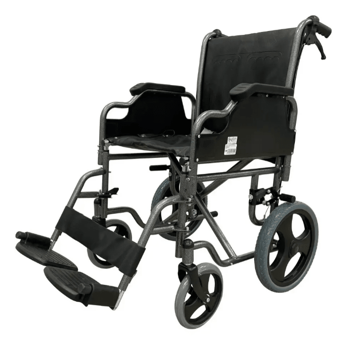 Silla De Ruedas Geriátrica Acero Plegable Desmontable2