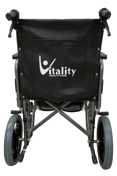 Silla De Ruedas Geriátrica Acero Plegable Desmontable3