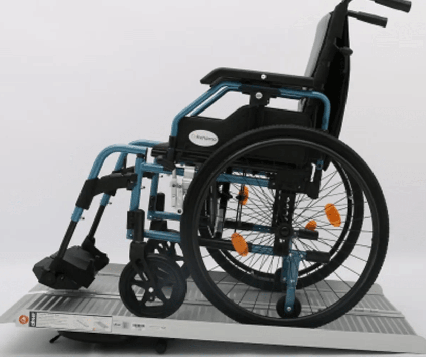 Rampa Portatil Plegable Aluminio Silla De Ruedas 120x76 Cm5