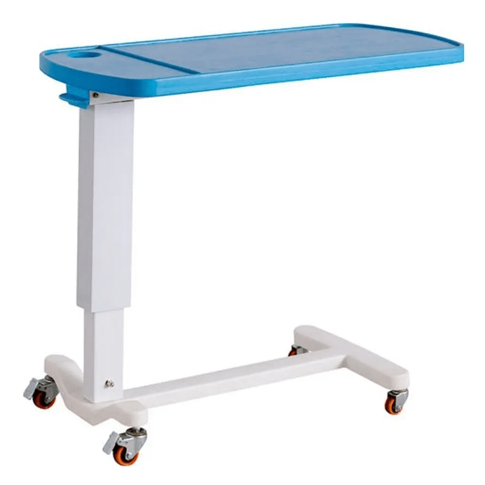 Mesa De Catre Hospitalario Lateral Ruedas Regulable Comer1