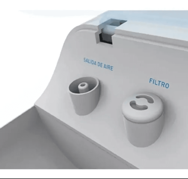 NEBULIZADOR A PISTON SUPER 2 MAX SILFAB BLANCO(N28-A)2