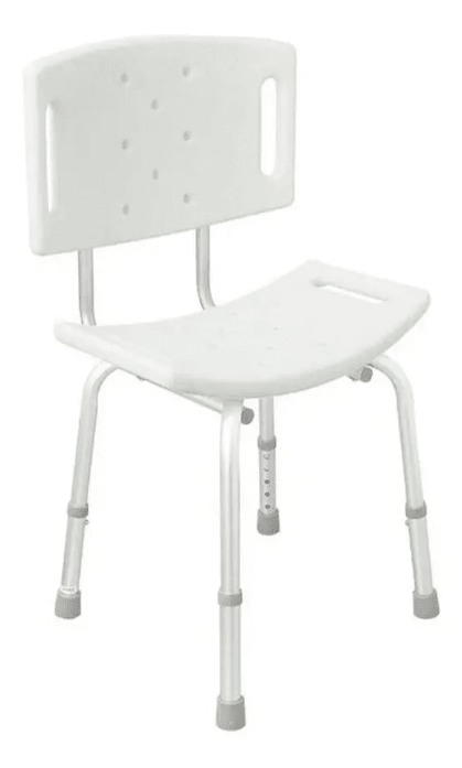 Silla De Ducha Con Respaldo Regulable Aluminio2