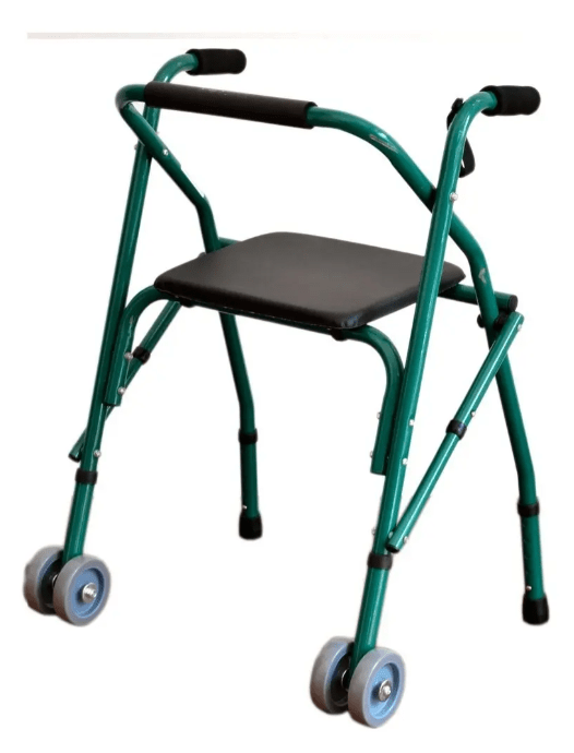 Andador Ortopédico Plegable Con Ruedas Y Asiento1