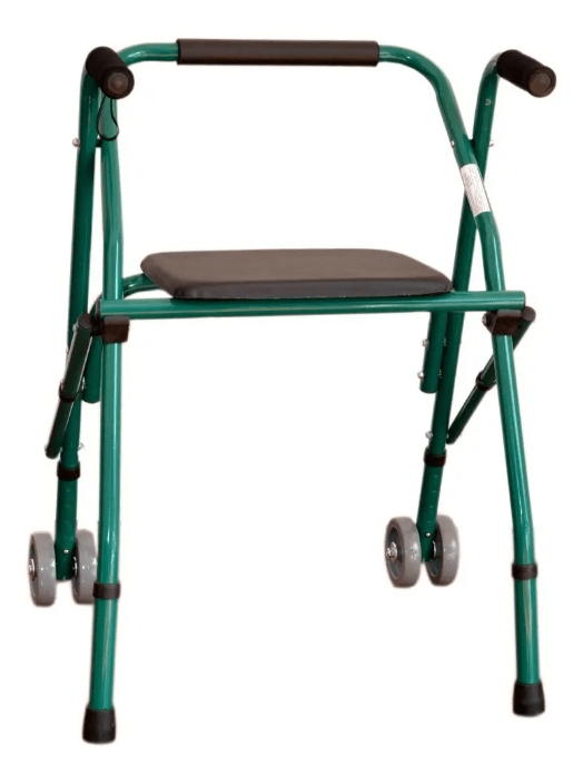 Andador Ortopédico Plegable Con Ruedas Y Asiento2