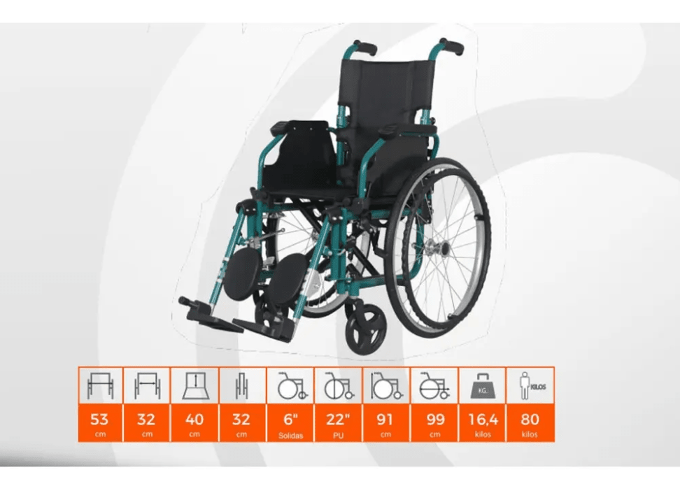 Silla De Ruedas Infantil Pediátrica Traumatologica Aluminio3