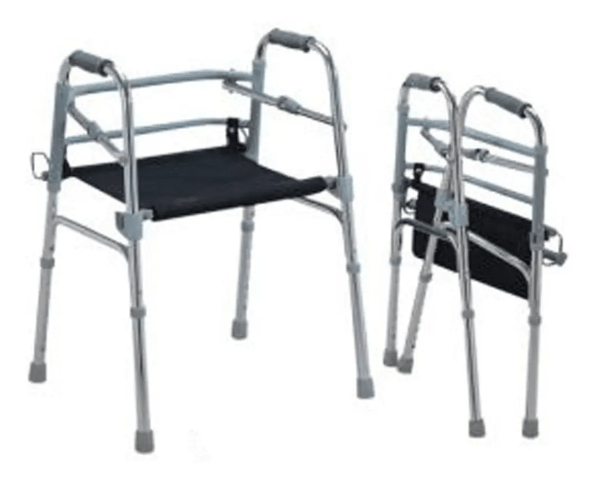 Andador Ortopédico Plegable Con Asiento En Aluminio1