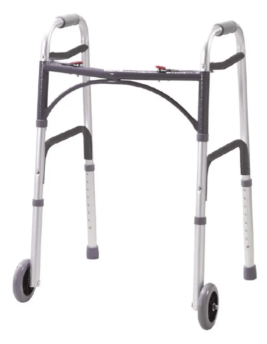 Andador Ortopédico Plegable De Aluminio Ruedas Hasta 130 Kg1