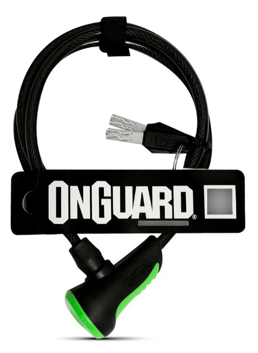 Candado Bicicleta Seguridad Onguard C/llave 120 X 8mm2
