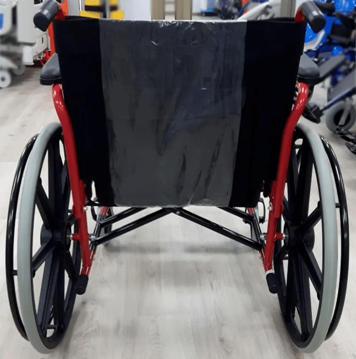 Silla De Ruedas Para Obesos Extra Ancha Plegable Asiento 514