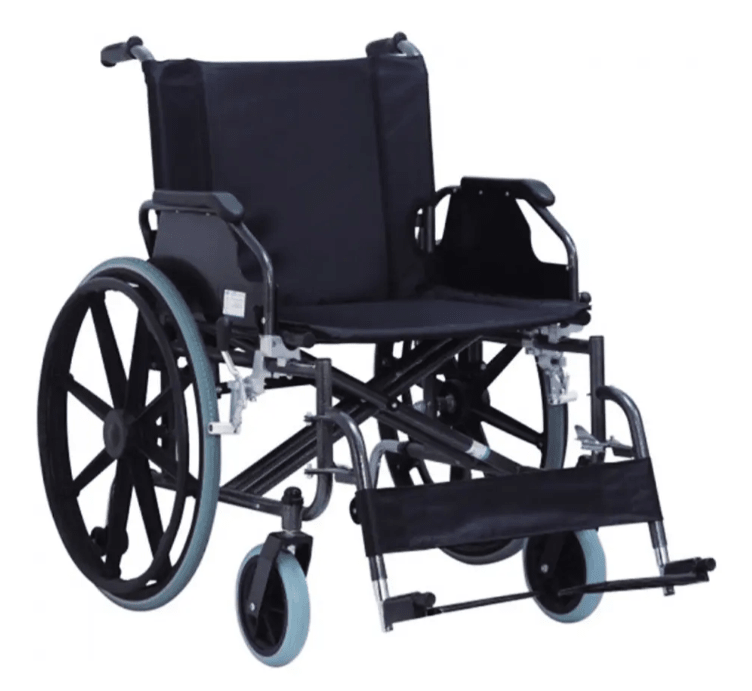 Silla De Ruedas Para Obeso Reforzada Asiento 56 Cm 125 Kilos1