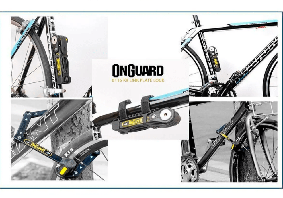 Candado Bicicleta Onguard Expansible K9 De 70cm Con Soporte2