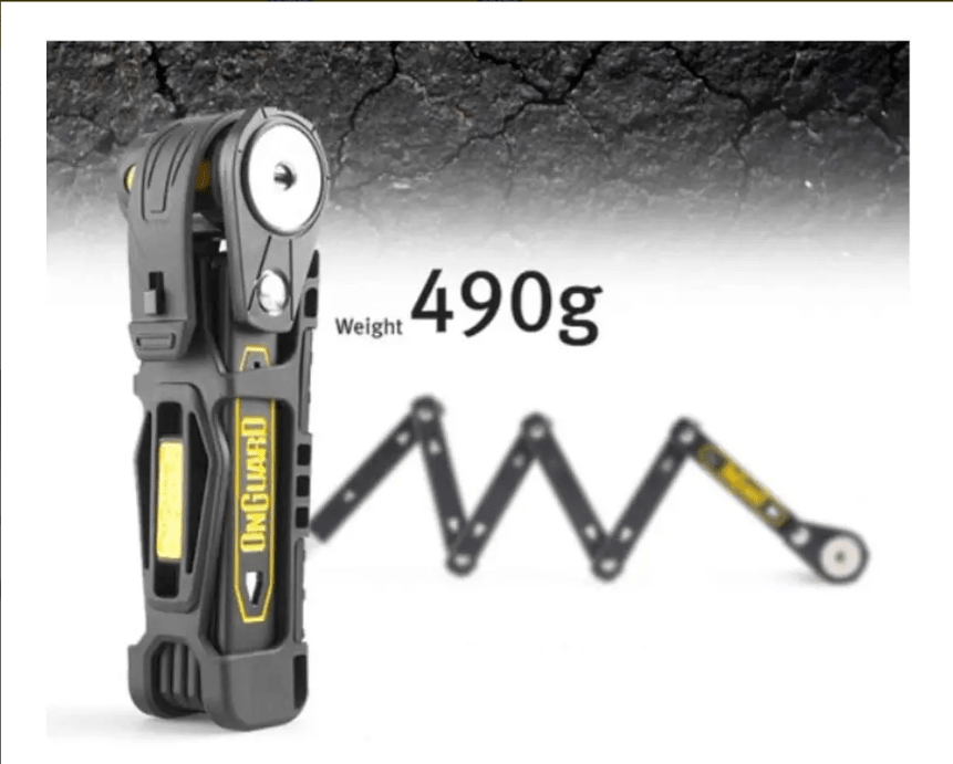 Candado Bicicleta Onguard Expansible K9 De 70cm Con Soporte5