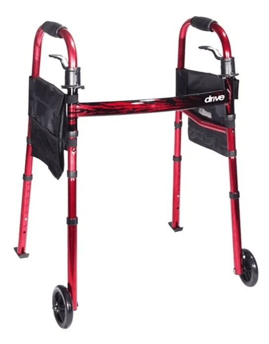 Andador Ortopedico Plegable Con Ruedas Deluxe Drive Medical1
