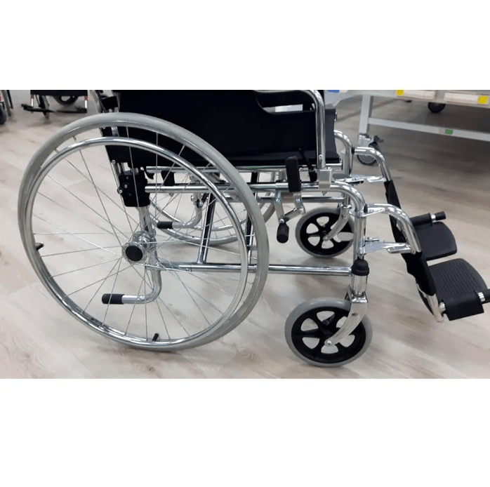 Silla De Ruedas Plegable Asiento 41 Cm Doble Cruceta2
