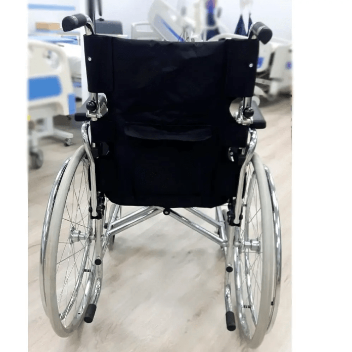 Silla De Ruedas Plegable Asiento 41 Cm Doble Cruceta3
