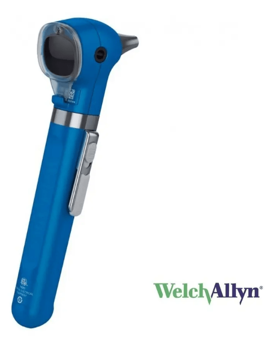 Welch Allyn Set Otoscopio Oftalmoscopio Pocket Led Azul2