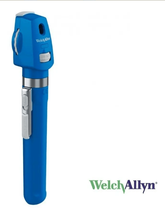 Welch Allyn Set Otoscopio Oftalmoscopio Pocket Led Azul3