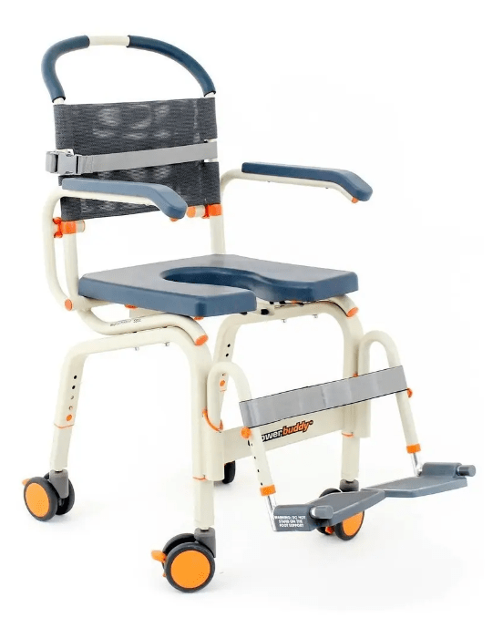 Silla De Ducha Baño Portatil Ruedas Shower Buddy Deluxe1