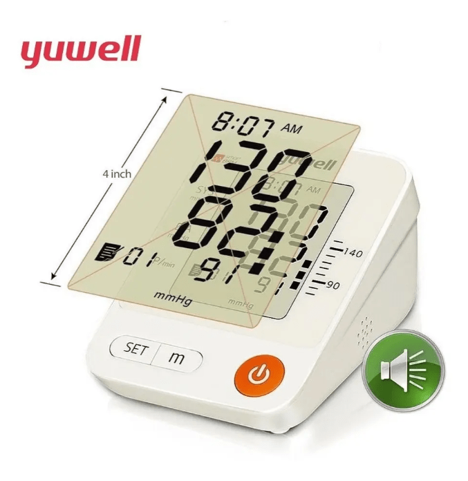 Tomador De Presion Digital De Brazo Con Voz Yuwell Ye670d4