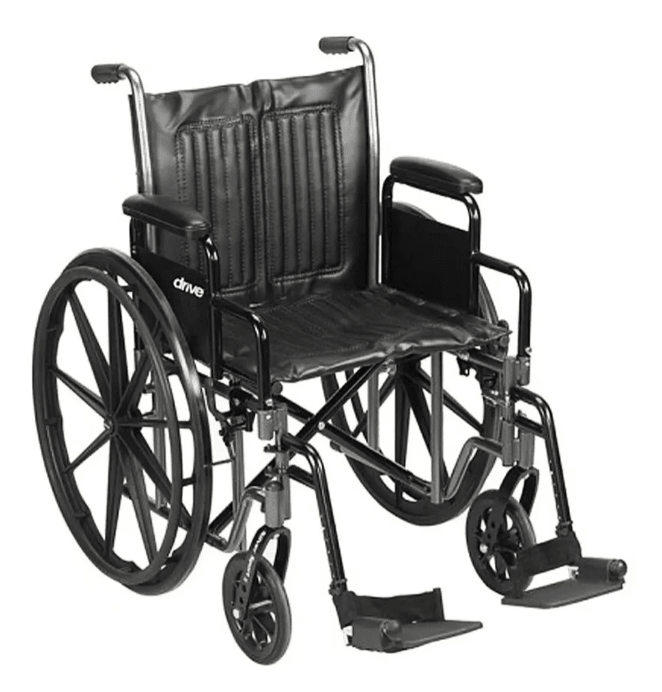 Silla De Ruedas Reforzada Drive Medical Silver Sport 160 Kg1