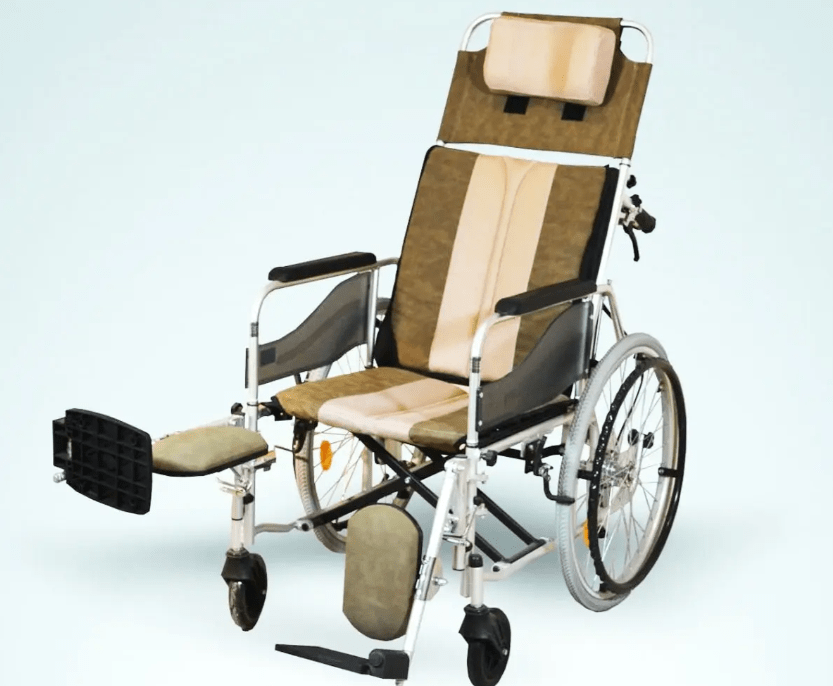 Silla De Ruedas Neurologica Reclinable Camilla De Aluminio1