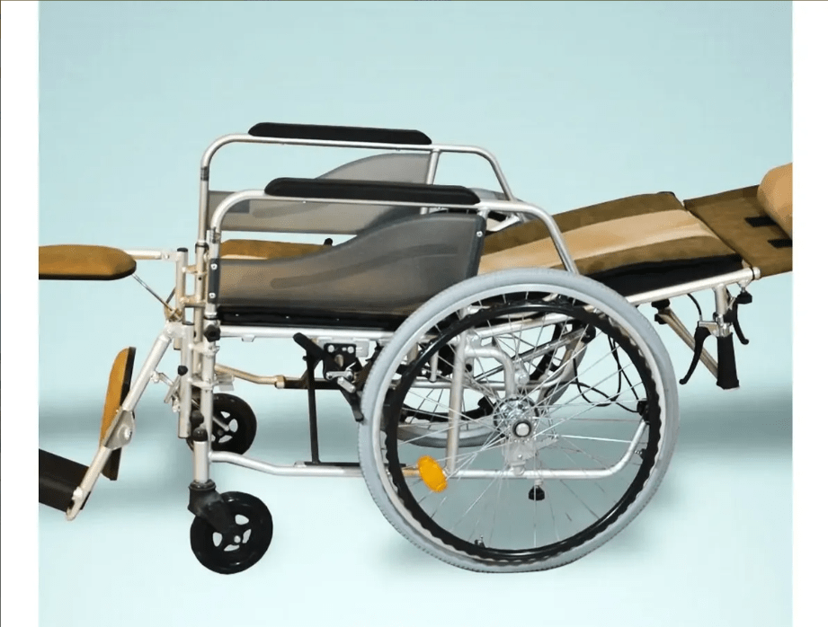 Silla De Ruedas Neurologica Reclinable Camilla De Aluminio2