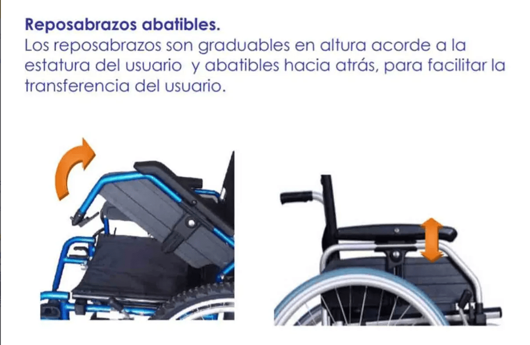Silla De Ruedas Plegable Doble Cruceta Aluminio Unurse 15kg2